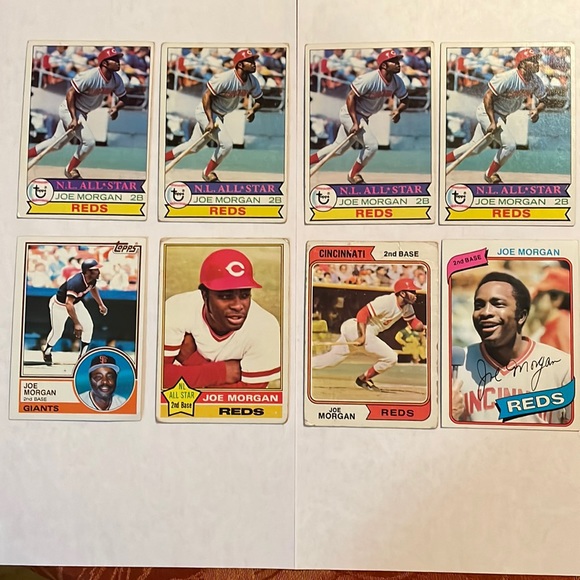 Joe Morgan cards- 1974-1983 - Picture 1 of 2